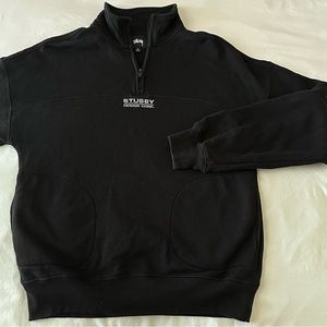 Stussy quarter zip sweatshirt